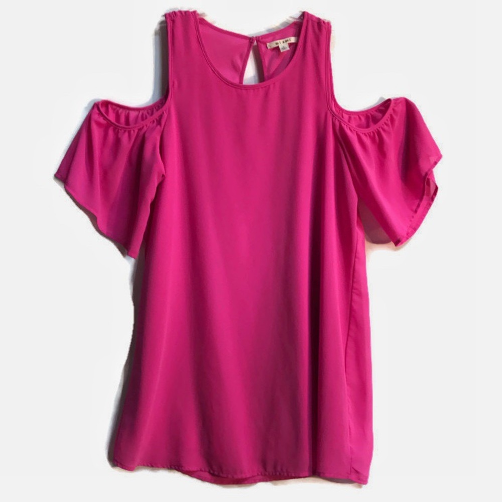 Miami  Dress Open Shoulder Pink Womens size Large